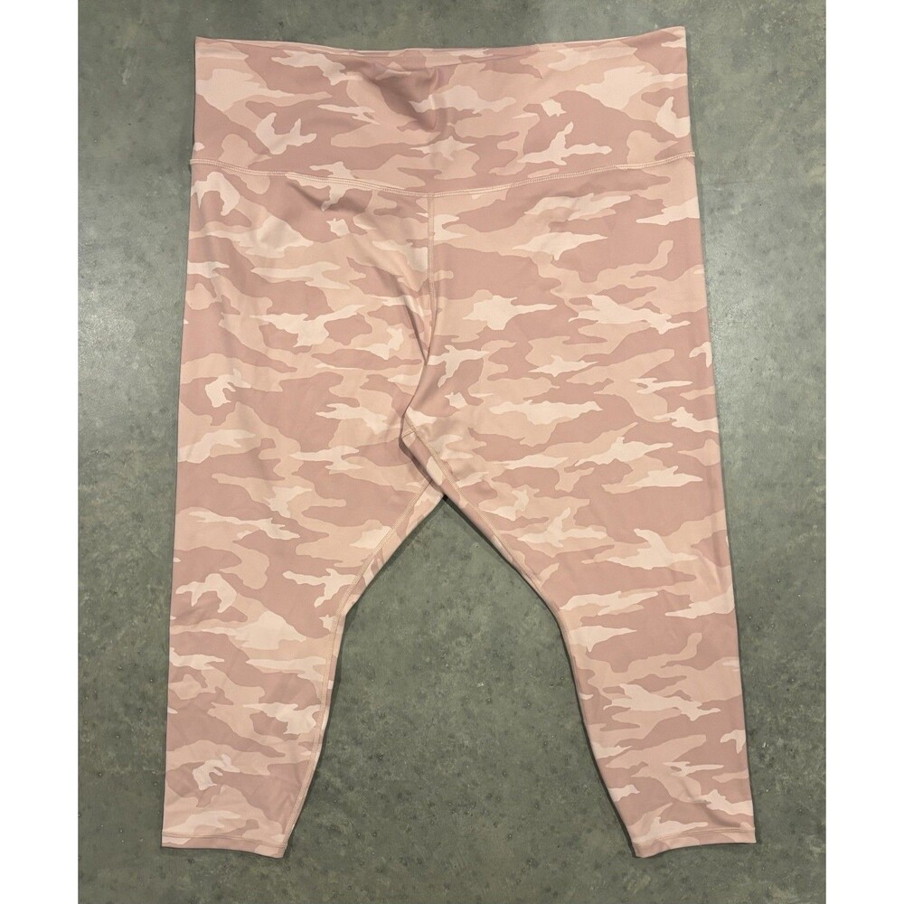 Athleta Elation Camo 7/8 Tight Pink Women’s Size 3X Leggings Yoga Gym